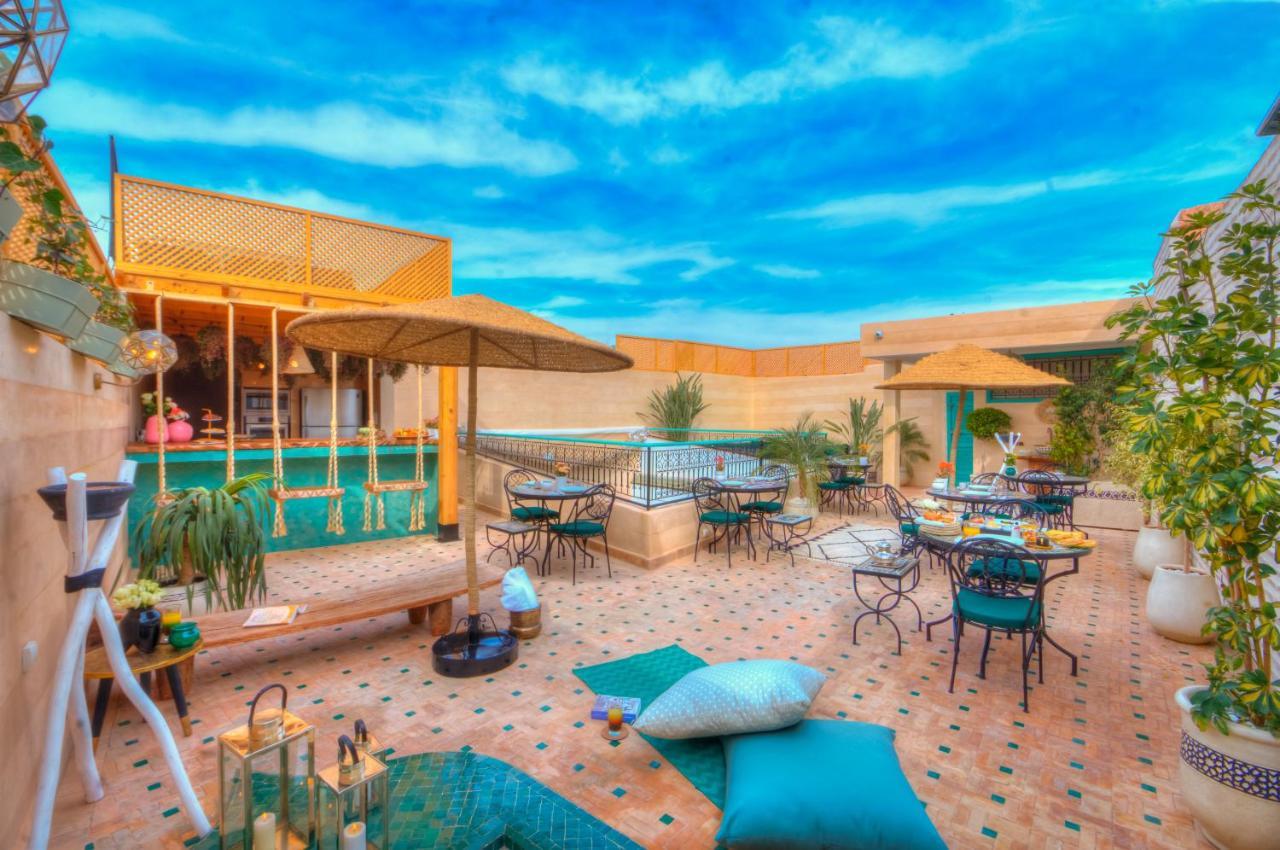 Riad Paradis Blanc マラケシュ エクステリア 写真